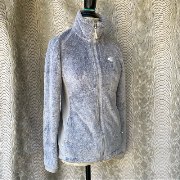 Grey the north face osicito zip fur jacket - Picture 1 of 7